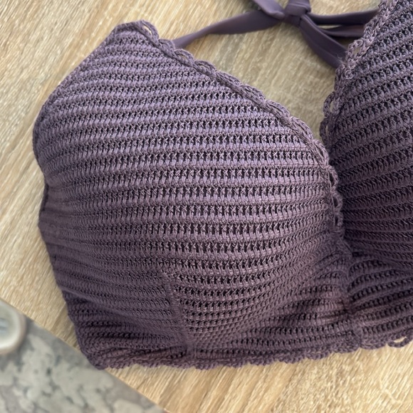 38DD Purple Swim Bikini Top - Picture 2 of 6